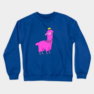 Party princess alpaca Crewneck Sweatshirt